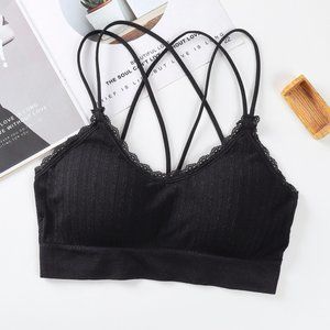 Black Spandex Bra Top